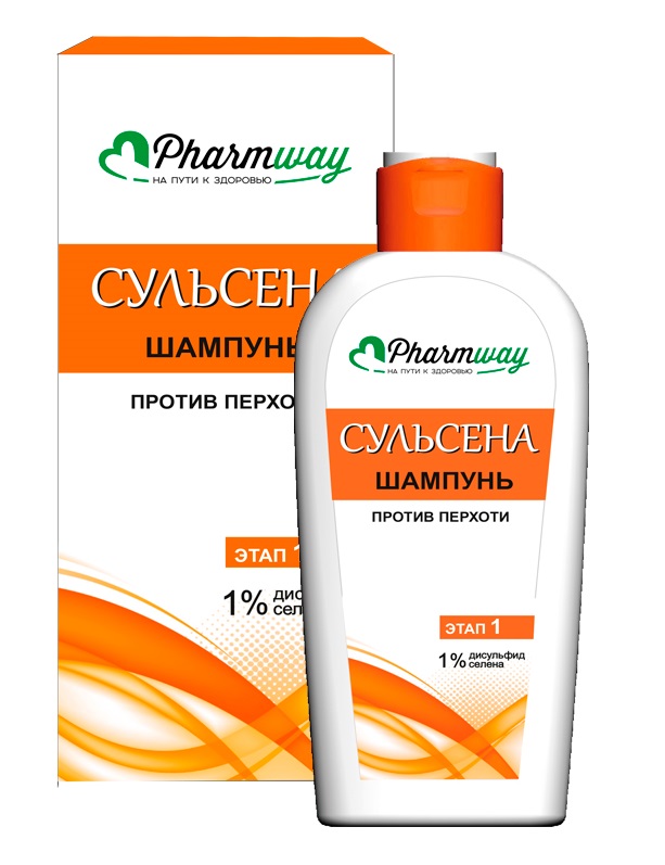 Шампунь для волос Vitex СУЛЬСЕНА против перхоти 1% 150 мл
