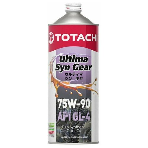 G3501 TOTACHI Масло трансмиссионное синтетическое TOTACHI Ultima Syn-Gear 75W-90 GL-4 1л