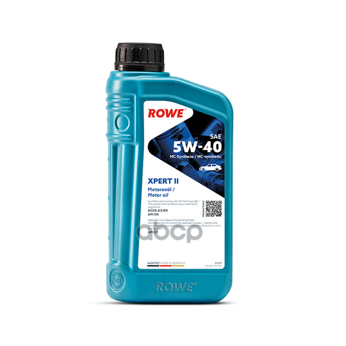 ROWE Масло Моторное 5W40 Rowe 1Л Нс-Синтетика Hightec Xpert Ii A3/B4 Sn/Cf
