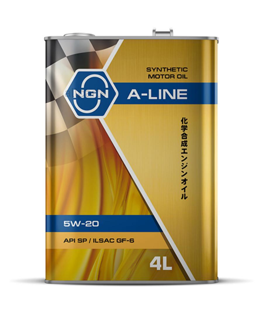 NGN V182575114 5W-20 A-Line SP/ILSAC GF-6 4л (синт. мотор. масло)
