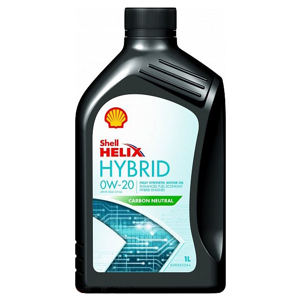 Моторное масло Shell синтетическое Helix HYBRID 0W20 SP/GF-6 1л