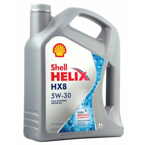Моторное масло Shell Helix HX8 X 5W-30 SN/SN Plus A3/B4 синтетическое 4 л