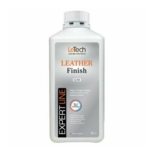 LeTech Expert Line Защитный лак для кожи Глянцевый (Leather Finish Gloss) 1л