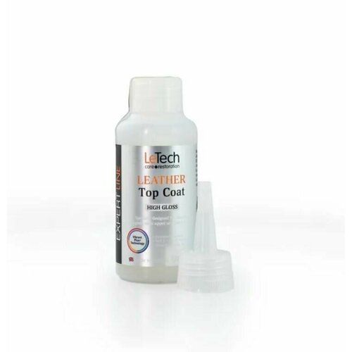 LeTech Expert Line Защитный лак для кожи глянцевый Leather Top Coat High Gloss, 200мл