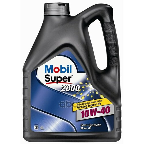 Mobil Mobil Super 2000 X1 10W40 (4L)_Масло Моторное! Полусинт Api Sn Plus, Acea A3/B3, Mb 229.1