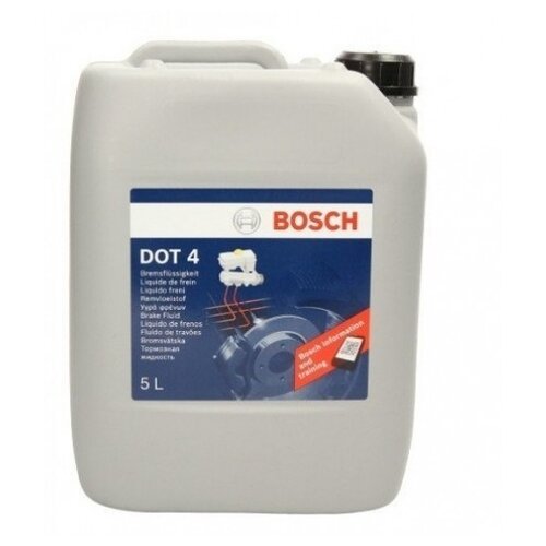 Тормозная жидкость Bosch DOT 4, Brake Fluid 5 л