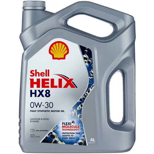 Shell Масло Моторное Shell Helix Hx8 A3/B4 0w-30 Синтетическое 1 Л 550050027