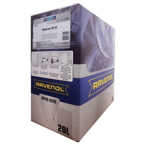 RAVENOL 4014835787025 20L ATF DEXRON III H ECOBOX трансмиссионное масло