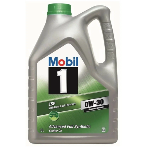 Синтетическое моторное масло MOBIL 1 ESP 0W-30, 5 л, 1 шт.