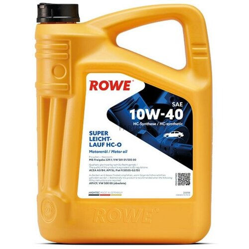 ROWE 20058004099 Моторное масло HIGHTEC SUPER LEICHTLAUF SAE 10W-40 HC-O (4 л.)