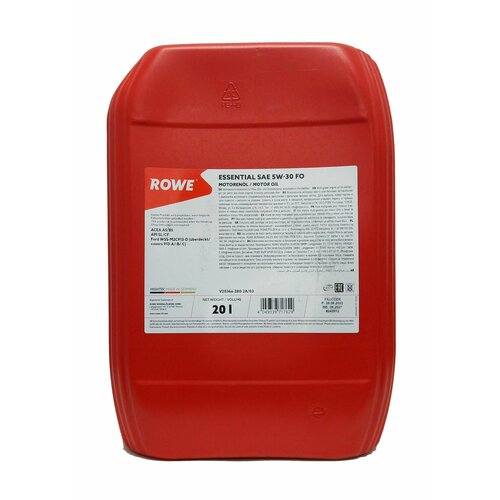 Масло моторное ROWE ESSENTIAL SAE 5W-30 FO (20 л.)