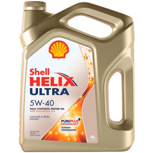 Моторное масло SHELL HELIX ULTRA 5W40 4L (арт. 550046361) SHL-5W40SU-4L