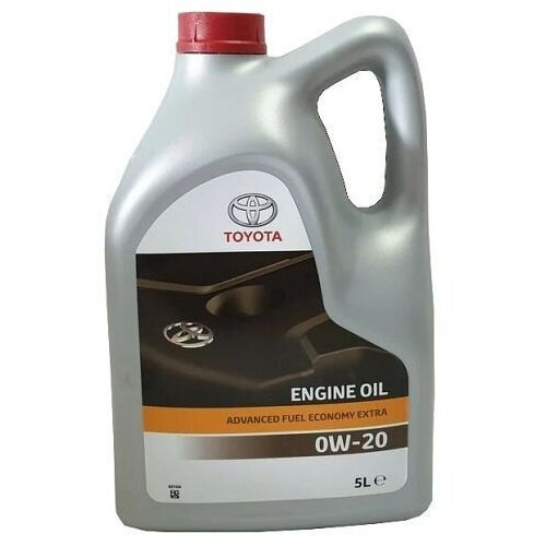 Оригинальное моторное масло Toyota ENGINE OIL ADVANCED FUEL ECONOMY EXTRA 0W-20 Синтетическое 5 л