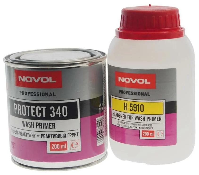 Novol Грунт кислотный с отверд. WASH PRAIMER PROTECT 340 1л+1л 37211