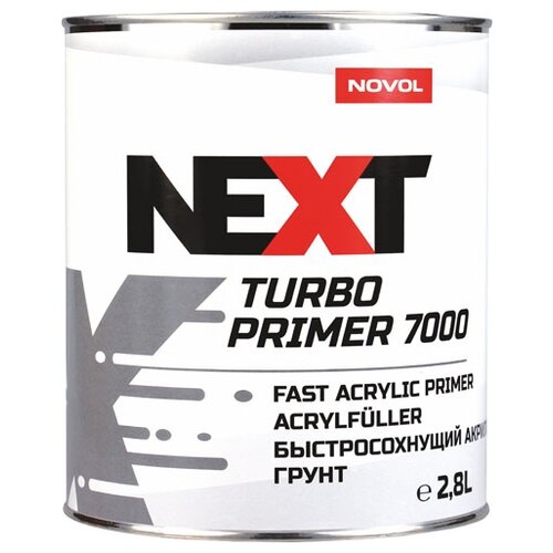 Быстросохнущий акриловый грунт NOVOL NEXT TURBO 7000 2К 90897-90899