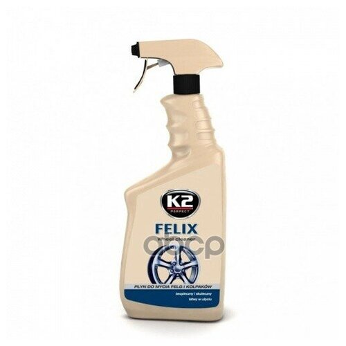 K2 K167M Очиститель колесных дисков 770мл - удаляет загрязнения или отложения с обода колеса и колпачков, содержит пакет ингибиторов коррозии, защищает от коррозии, триггер-спрей 1шт