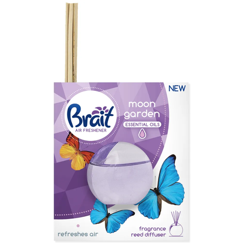 Brait Essential Oils Moon Garden Освежитель воздуха с ротанговыми палочками Лунный сад 40 мл