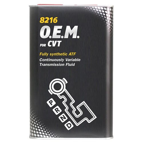 MANNOL 8216 Масло трансм. синт. O.E.M. for CVT (4л.) metal