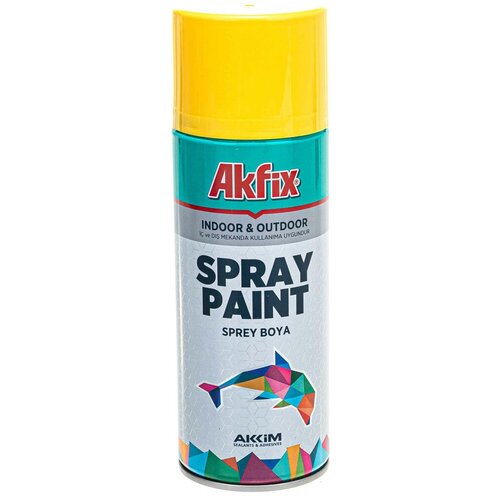 Аэрозольная акриловая краска Akfix RAL 7035 серая 400 мл 423109