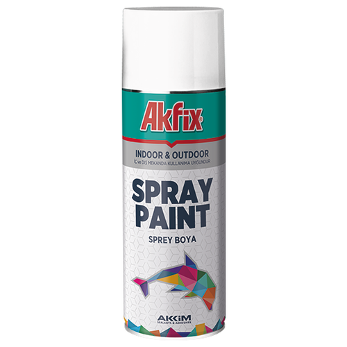 Аэрозольная акриловая краска Akfix RAL 8017 коричневая 400 мл 423116