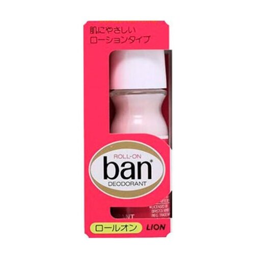 LION Роликовый дезодорант классический концентрированный "Ban Roll On" Цветочный аромат 30мл