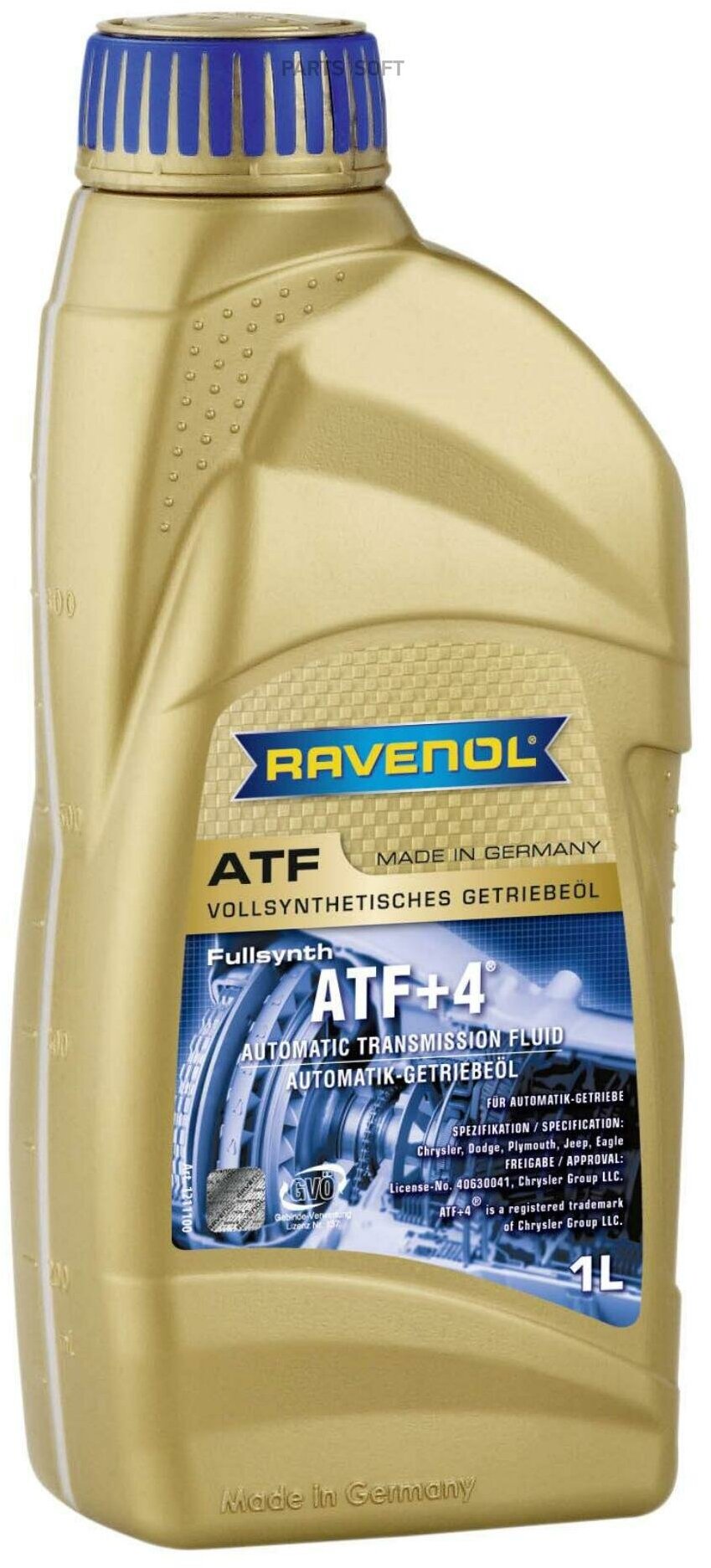 RAVENOL 4014835732193 жидкость гидравлическая ATF4 FLUID 4 Л NEW