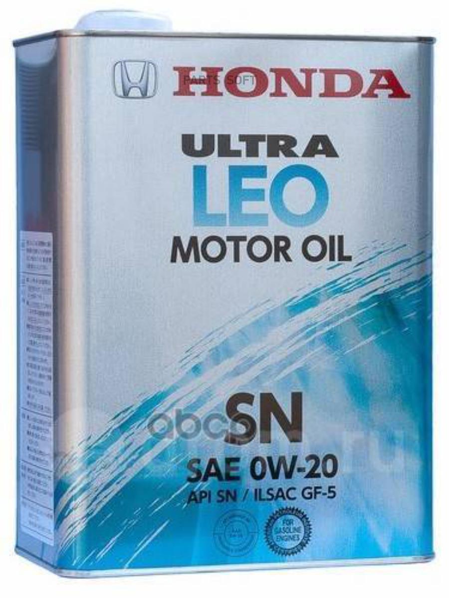 HONDA 821799974 Масло моторное HONDA Ultra LEO синт. 0W-20 4л.
