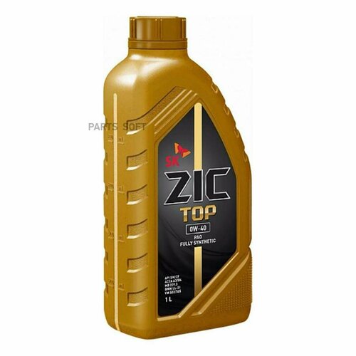 ZIC 132611 ZIC TOP 0W-40 масло моторное синт. 1л