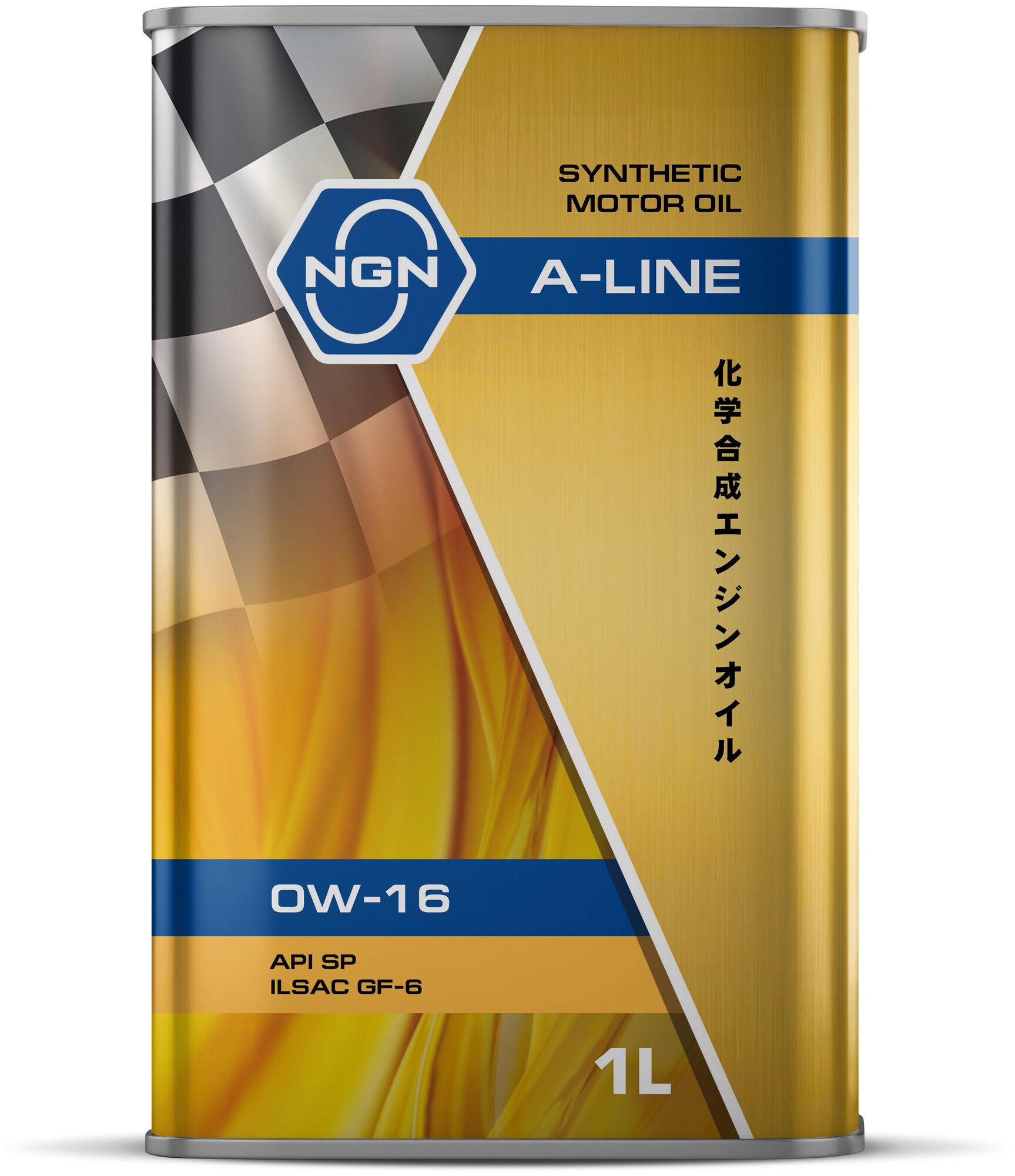 NGN V182575102 Моторное масло A-LINE 0W-16 4L