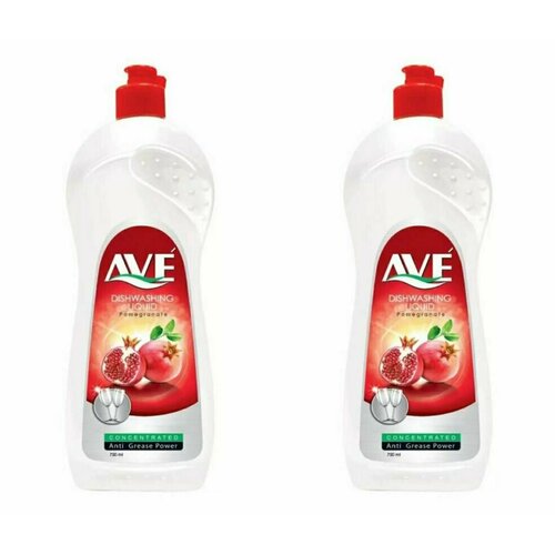 AVE Средство для мытья посуды, Гранат и цветы 750 мл, 2 шт