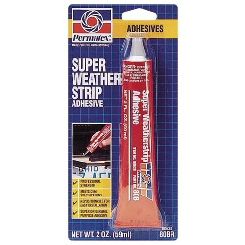 Клей универсальный PERMATEX Super Weatherstrip Adhesive 80638, 59 мл