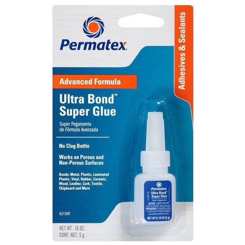 Клей универсальный PERMATEX Ultra Bond супер 21309, 5 г