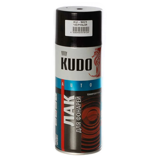 Лак KUDO для тонировки фонарей черный, 520 мл, KU-9021