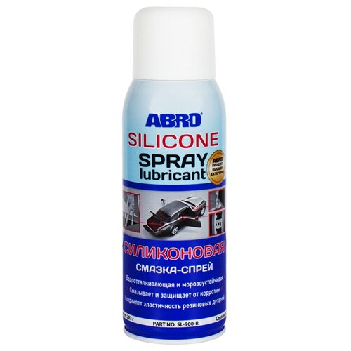 Смазка спрей Abro Silicone Spray Lubricant силиконовая 283 мл
