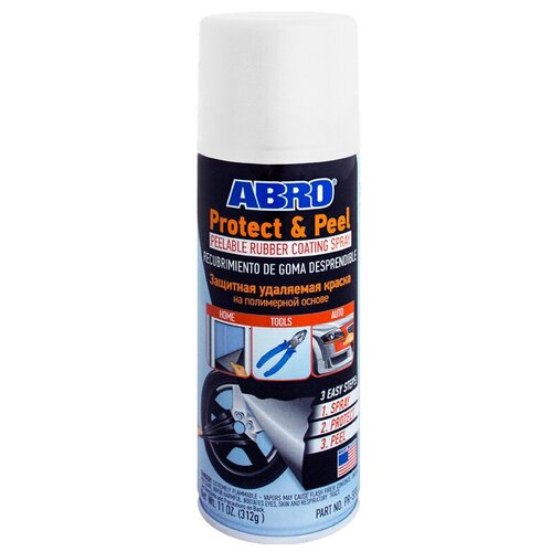 Краска Abro Protect & Peel защитная удаляемая на полимерной основе жидкая резина 312 г черная