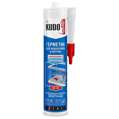 Герметик KUDO KSK-200 для аквариумов и витрин прозрачный 280 мл