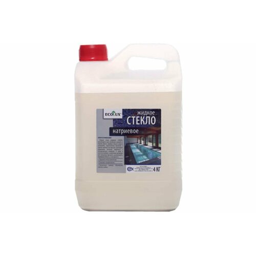Клей жид/ст 4 кг натриевое ECOLUX 116066