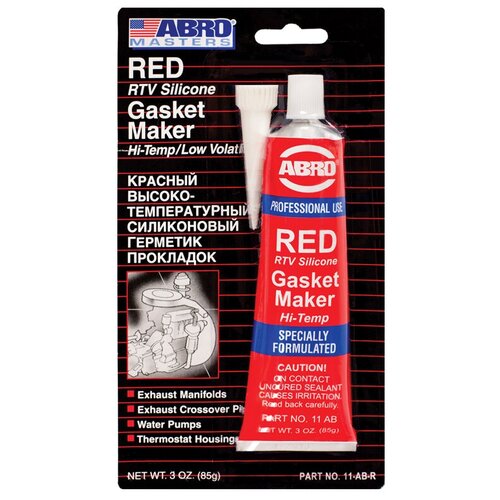 Герметик прокладок ABRO 11-AB-CH-R-S красный, туба алюм. 85 г