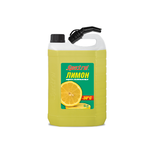 Жидкость для стеклоомывателя Spectrol Лимон, -30°C, 5 л