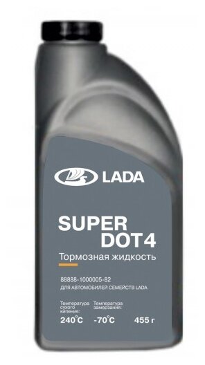 Тормозная жидкость LADA SUPER DOT-4 0.5 л