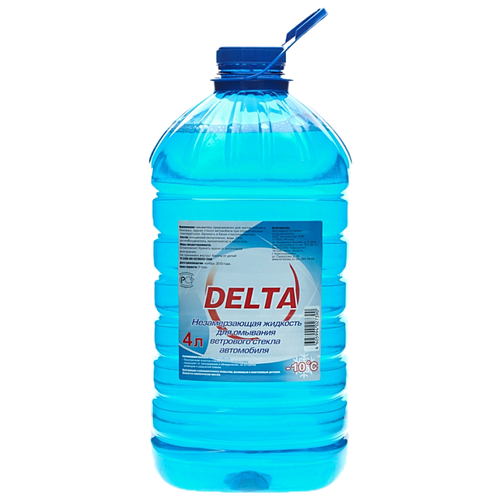 Жидкость для стеклоомывателя DELTA 0000000114, -10°C, 4 л
