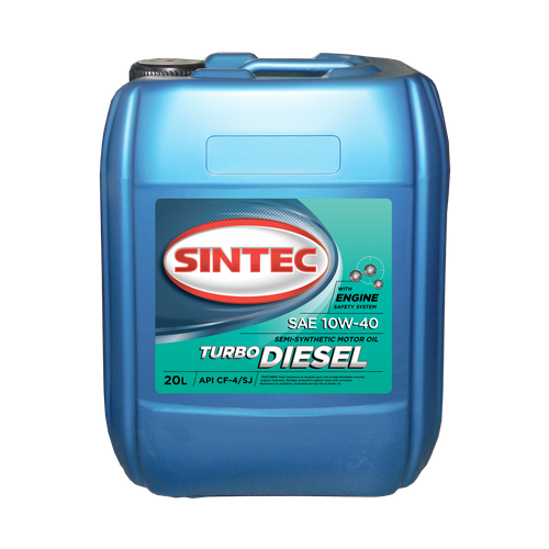 Моторное масло SINTEC TURBO DIESEL 10W-40 полусинтетическое 5 л
