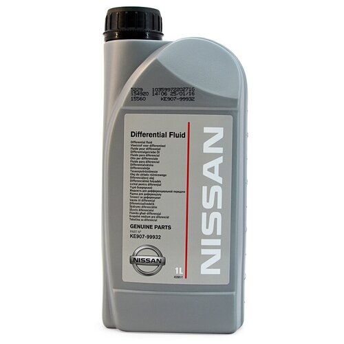 NISSAN KE907-99932 Трансмиссионное масло NISSAN Differential Oil 80W90 (1л)