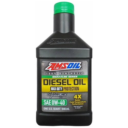 Моторное масло AMSOIL Max-Duty Synthetic Diesel Oil SAE 0W-40 (0.946л)