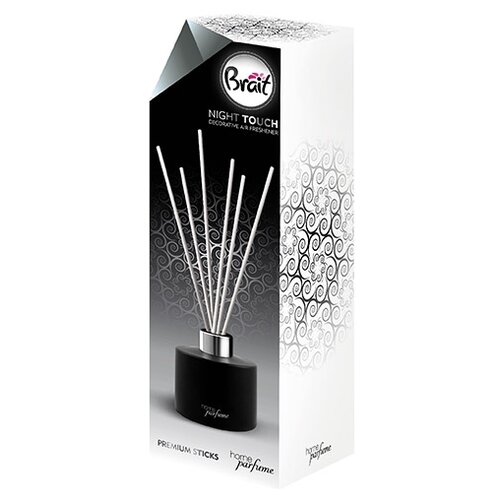 Brait Home Perfume Premium Sticks Night Touch Декоративный премиальный освежитель воздуха с палочками Прикосновение ночи 100 мл