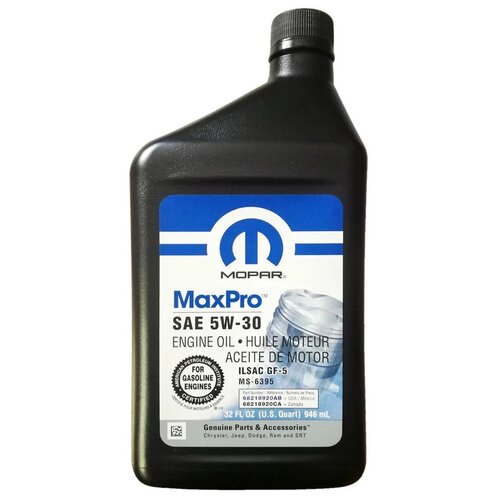 Mopar Моторное масло MaxPro 5W-30 (5 л) 68518205AA