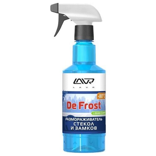 Размораживатель Стекол И Замков De Frost +Glass Cleaner (-80c) Lavr Universal Defroster 500мл Lavr арт. LN1302L