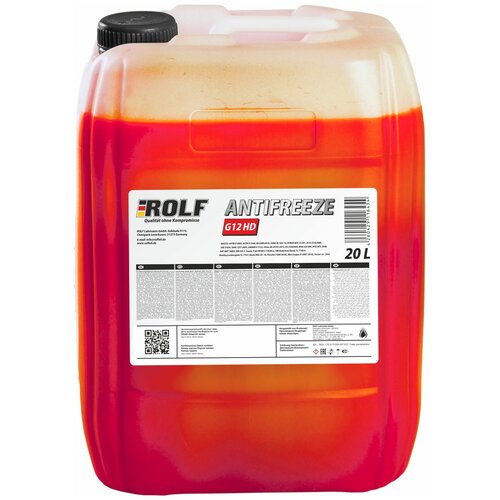 Антифриз Rolf G12+ Hd 20л (Красно-Фиолетовый) ROLF арт. 70022
