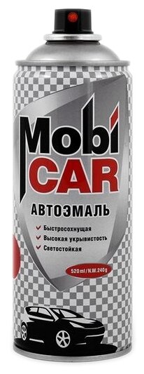 Автоэмаль аэрозольная профессиональная MobiCAR глянцевая (520мл) балтика 420 (0501-420 MC)