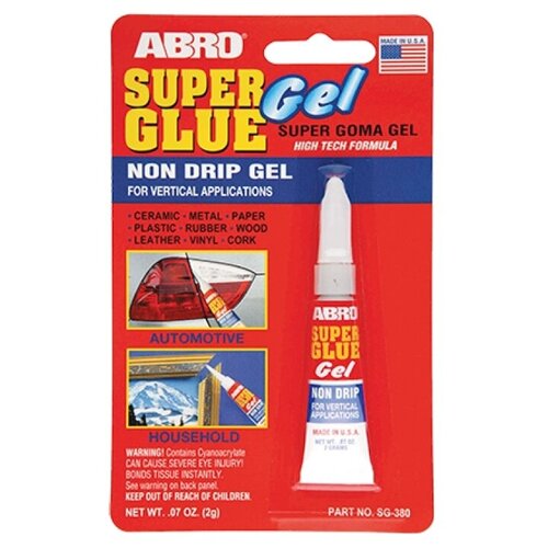Суперклей Abro Super Glue Gel гелевый 2 г